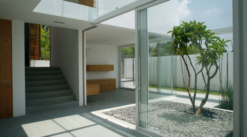glass house doors